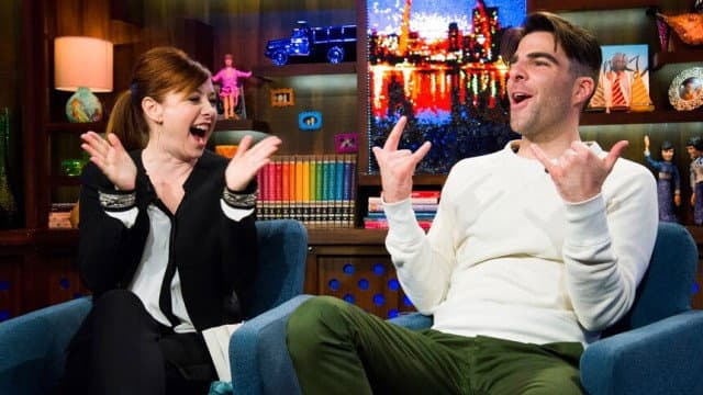 Still from Alyson Hannigan & Zachary Quinto