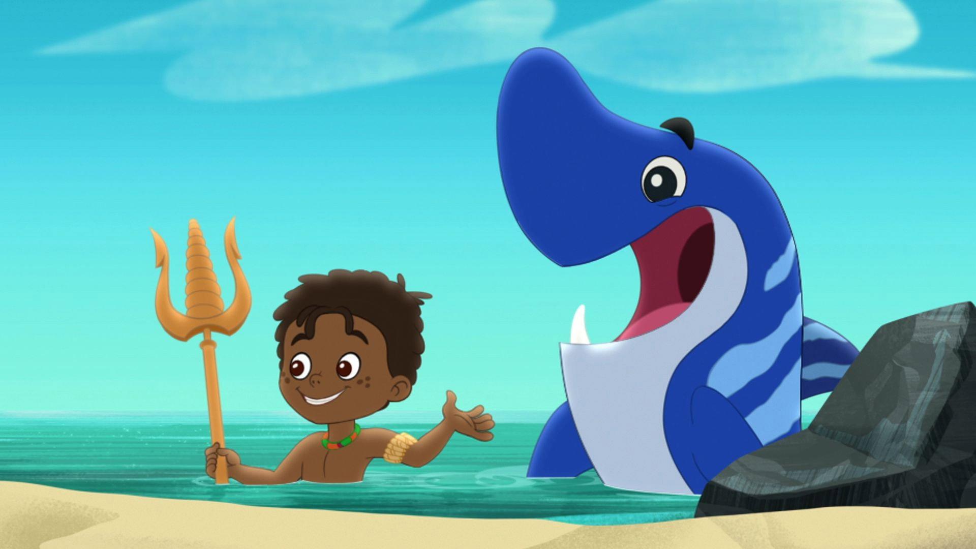 Still from Look Out…Never Sharks! / The Monkey Pirate King