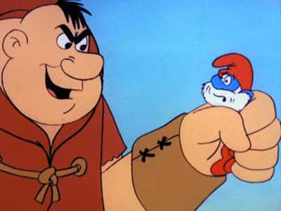 Still from Soup a la Smurf