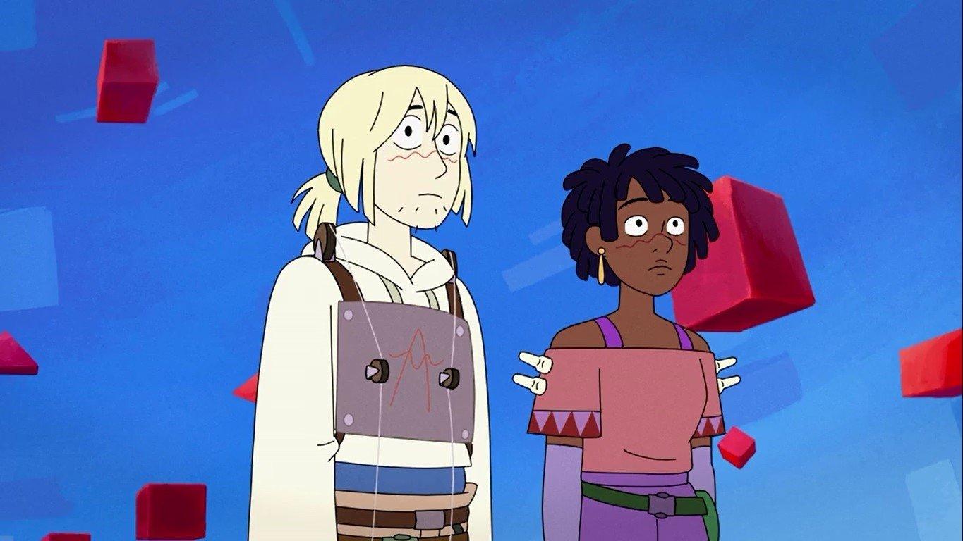 Still from The Color Clock Car