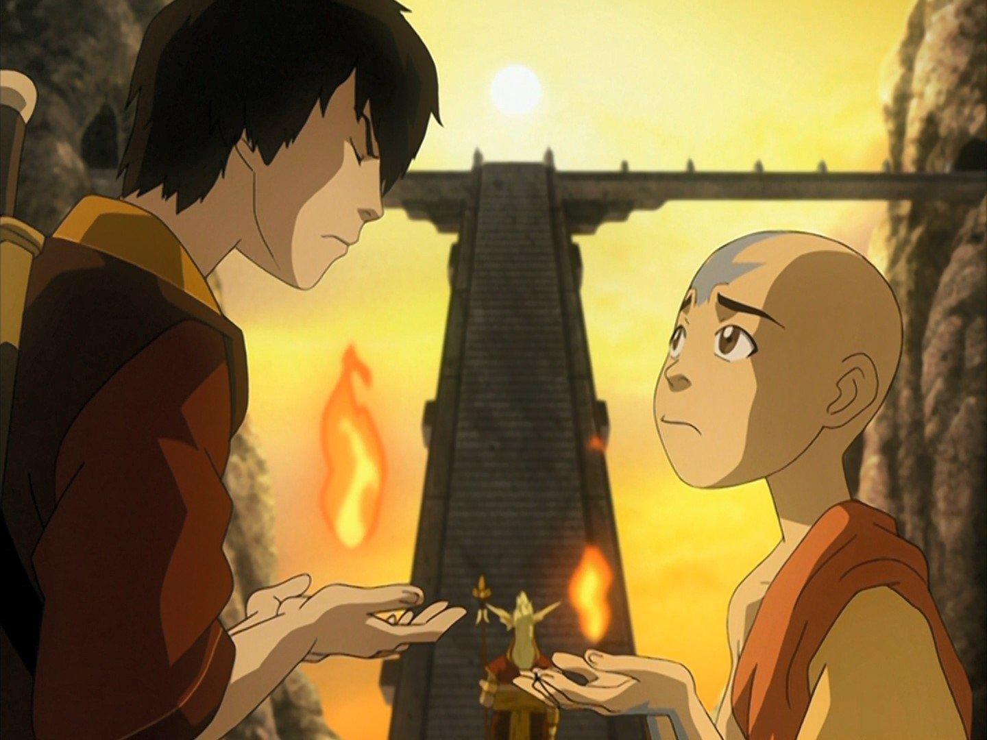 Still from The Firebending Masters