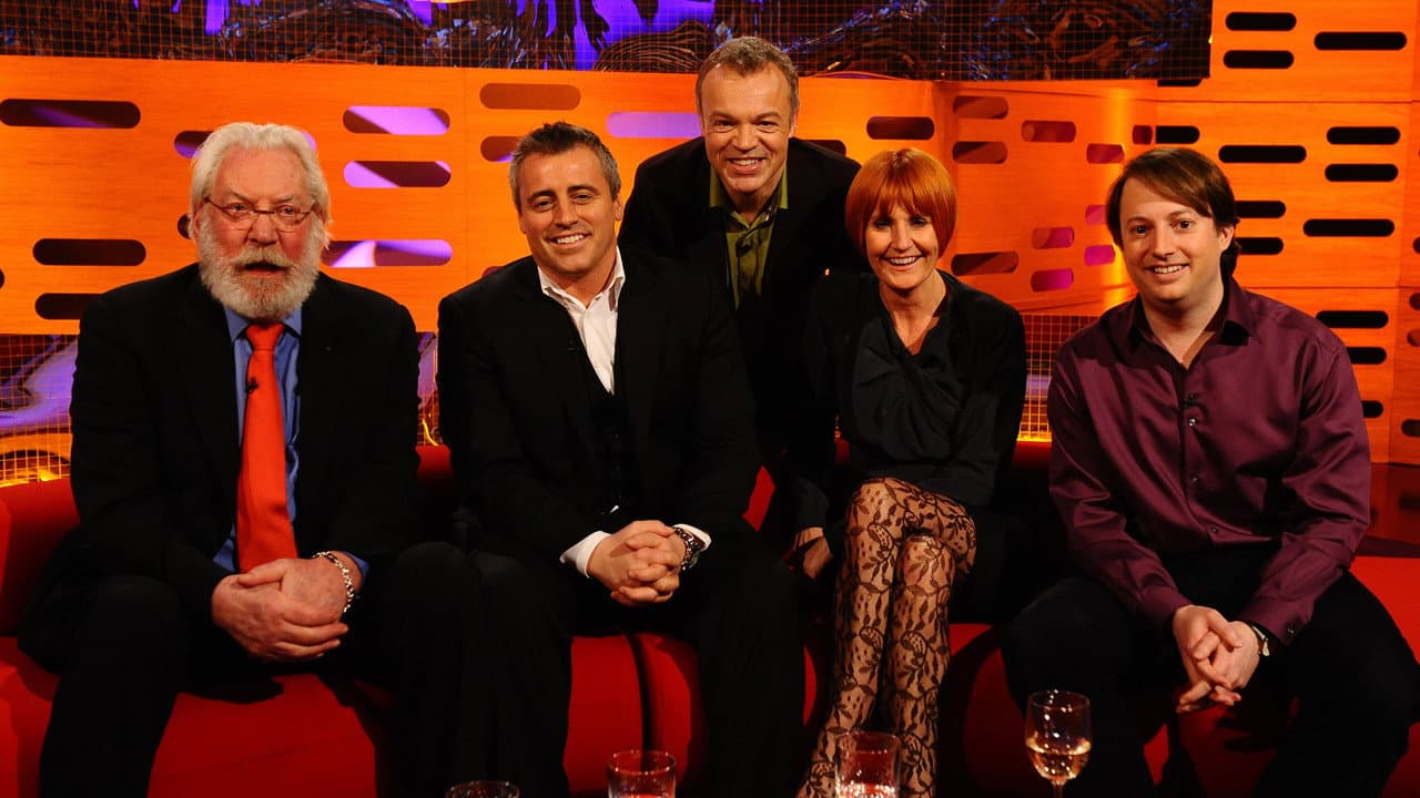 Still from Matt LeBlanc, Mary Portas, David Mitchell, Donald Sutherland