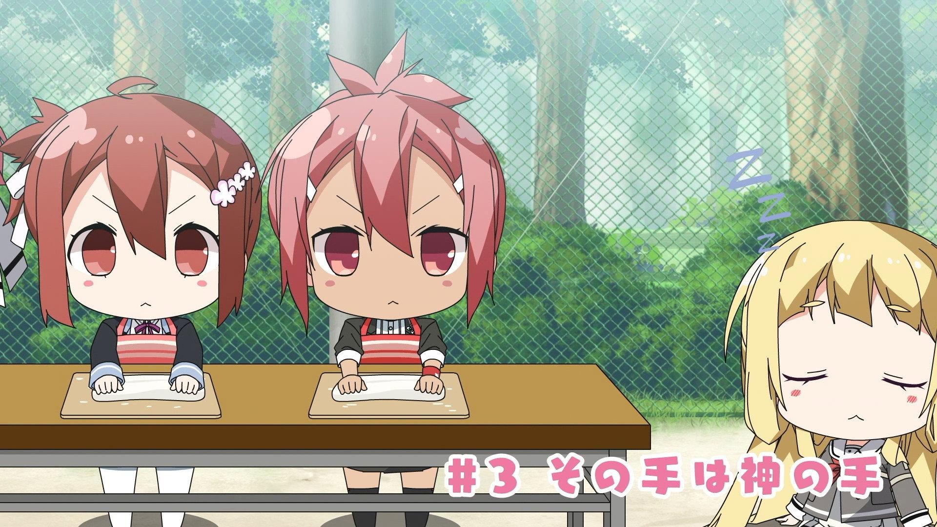 Still from Churutto! Episode 3: That Hand Is the God Hand