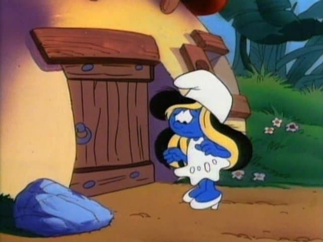 Still from Smurfette Unmade