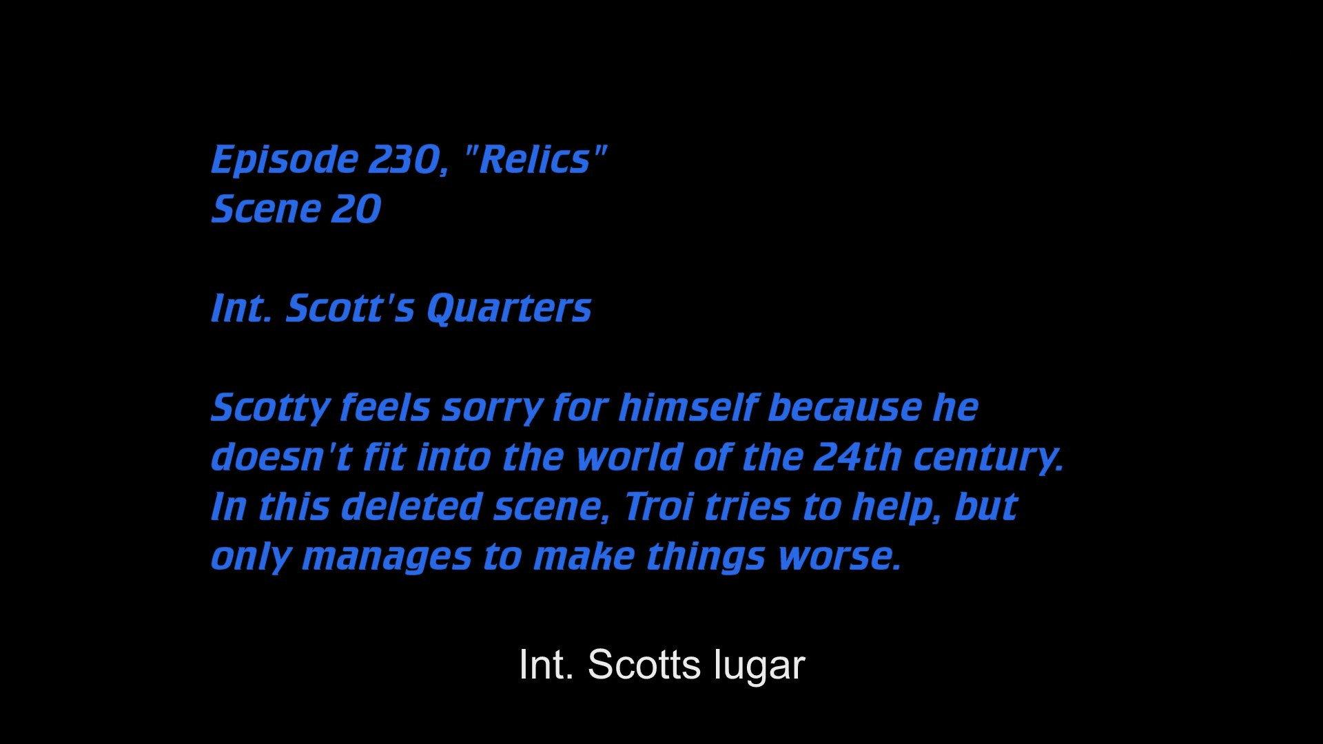 Still from Deleted Scenes: S06E04 – Relics