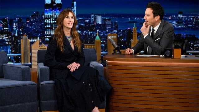 Still from Julia Roberts, Hasan Minhaj, Busta Rhymes ft. CIE, Trillian and RAI