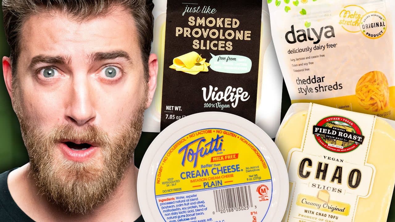 Still from What's The Best Vegan Cheese? Taste Test