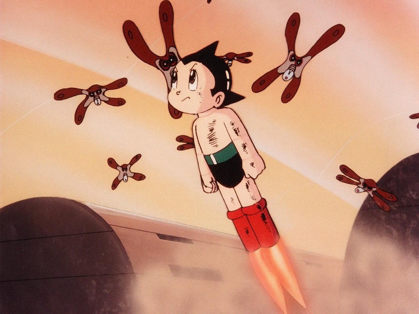 Still from Astro Fights Aliens