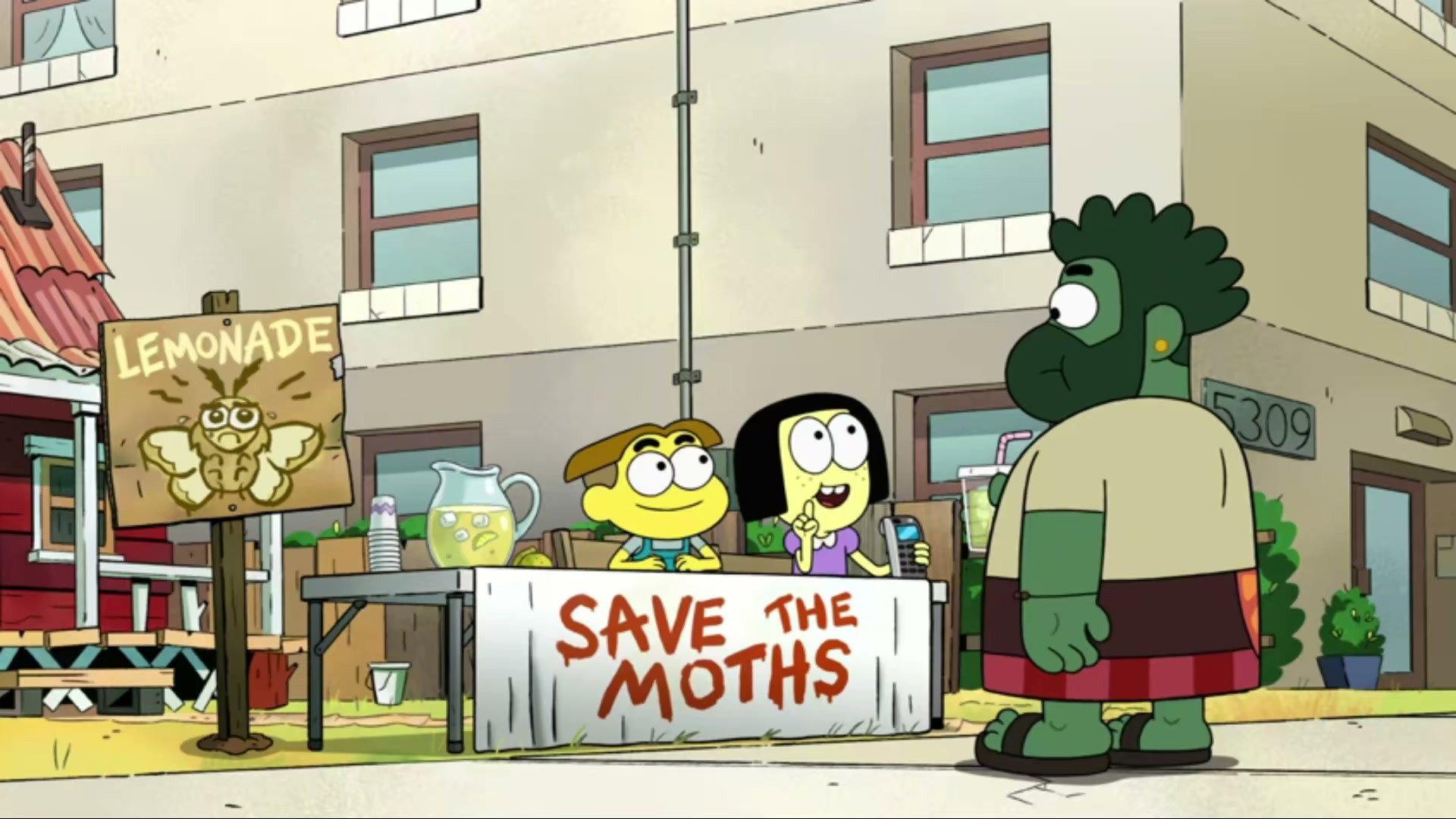 Still from Charity Case