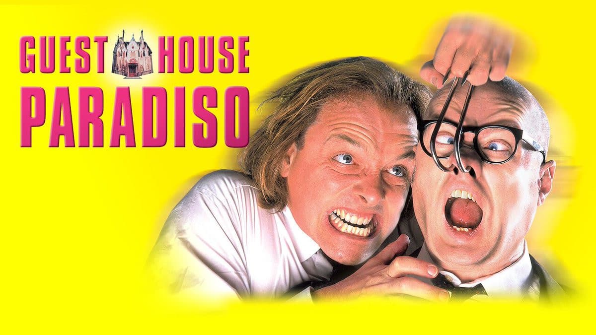 Still from Guest House Paradiso