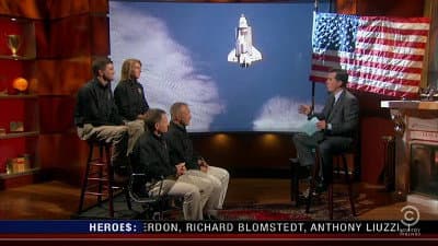 Still from STS-135 astronauts