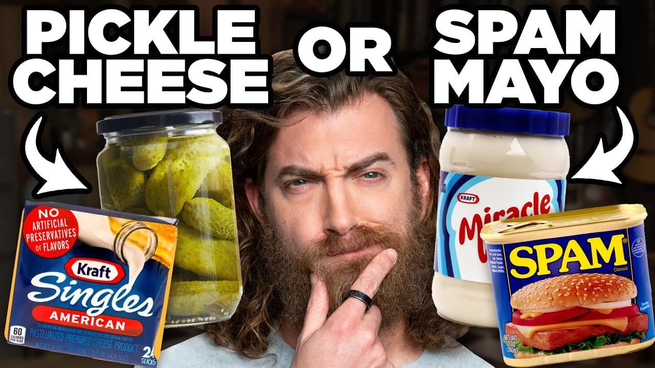 Still from Match The Crew To Their Childhood Snack - Good Mythical More