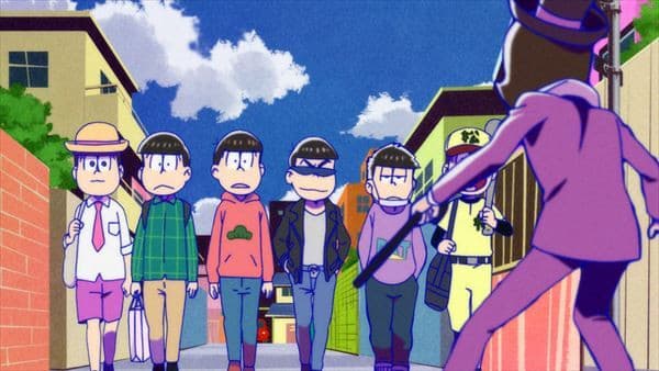 Still from Cavematsu-san / Choromatsu and Ichimatsu / Totoko's Challenge