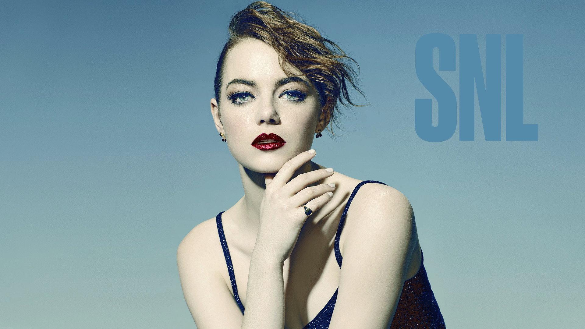 Still from Emma Stone with Shawn Mendes