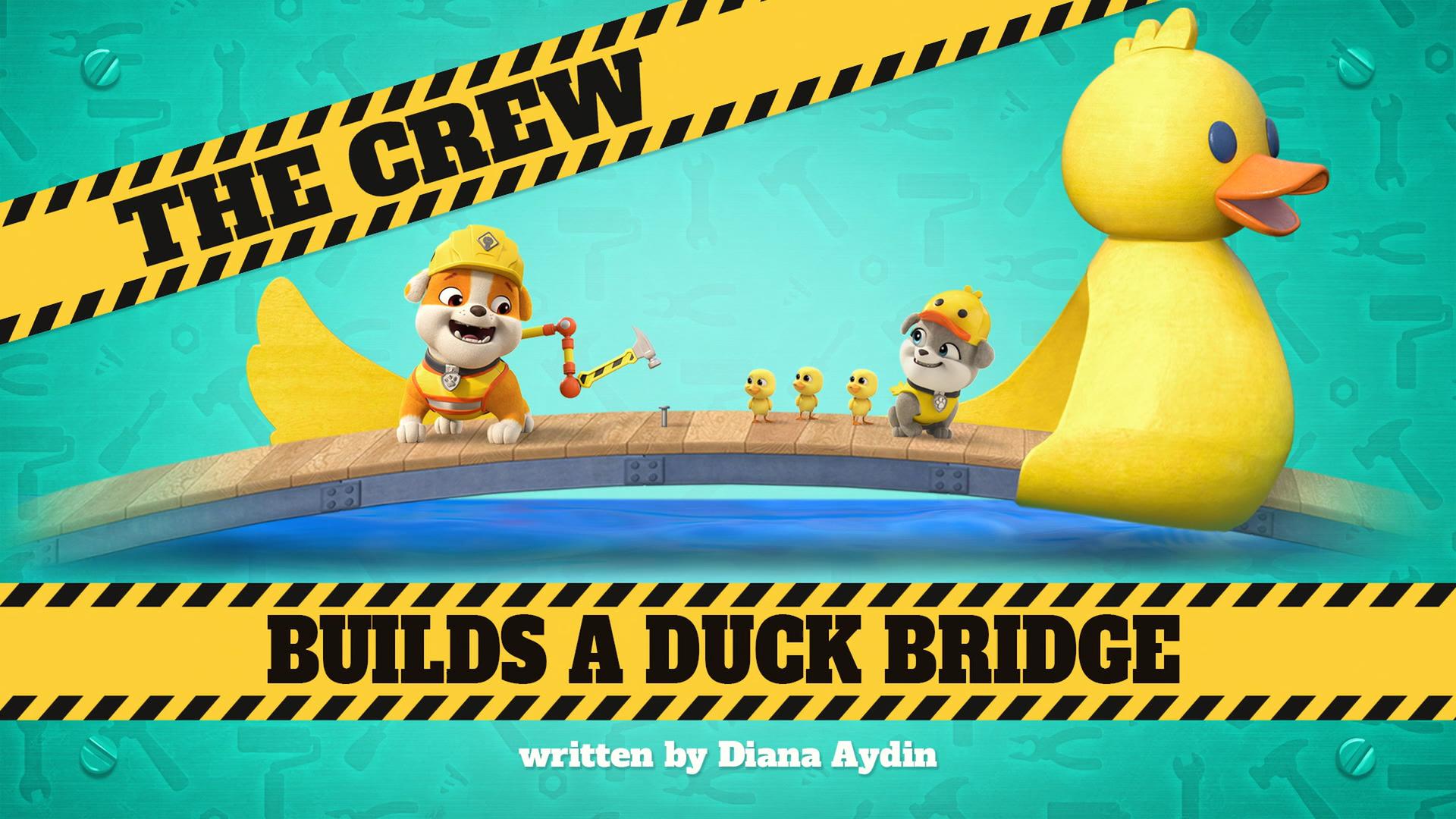 Still from The Crew Builds a Duck Bridge