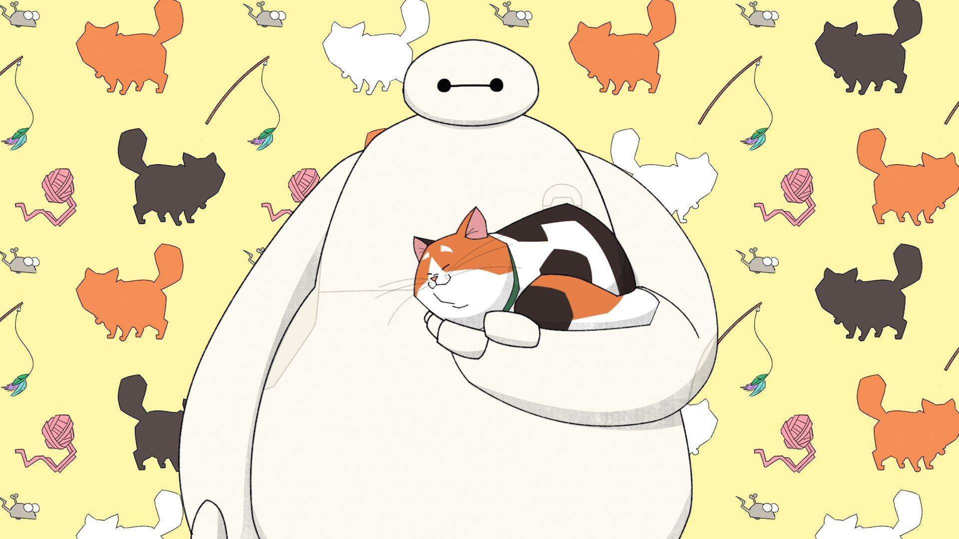 Still from Baymax and Mochi
