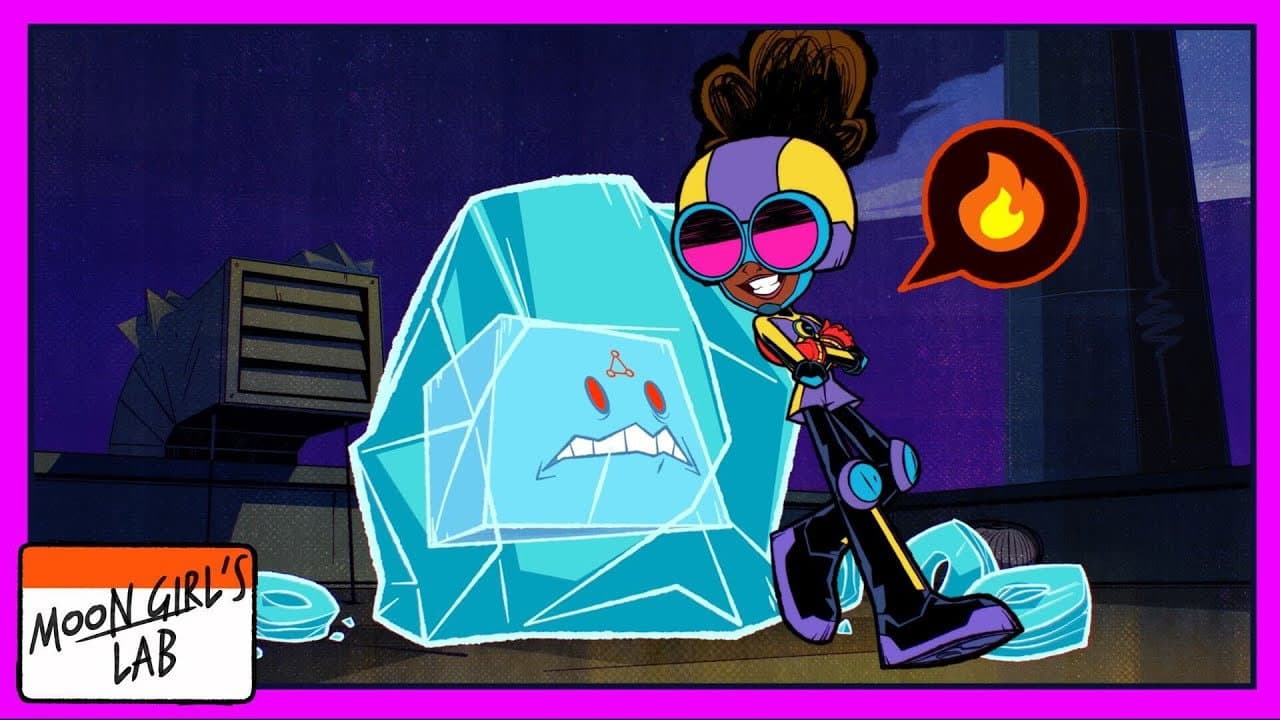 Still from Moon Girl's Lab Shorts: States of Matter