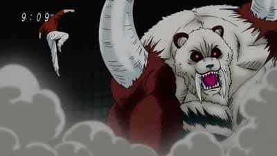 Still from Eat or Be Eaten! Toriko vs. the Hannya Panda!