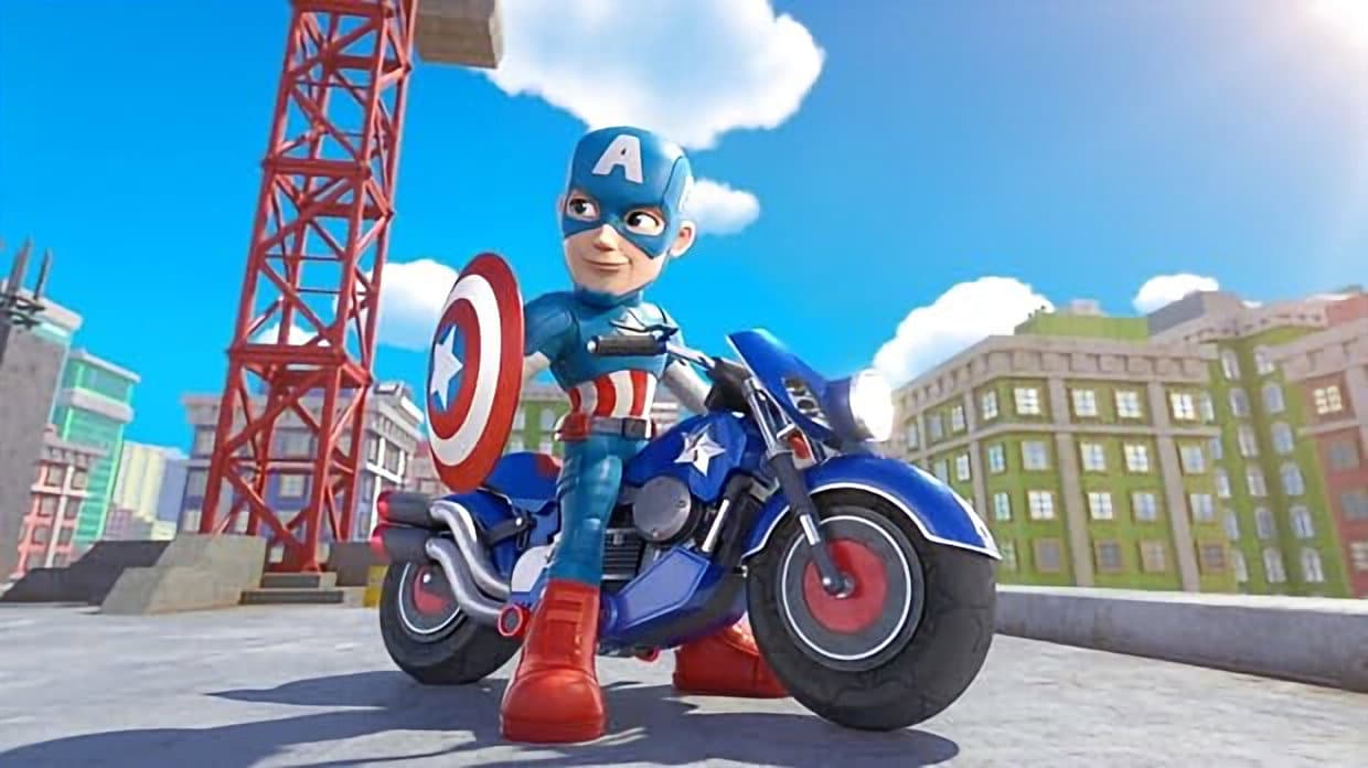 Still from Captain America Lends a Hand