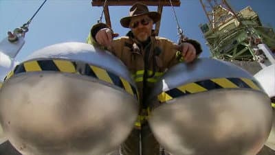 Still from Newton's Crane Cradle