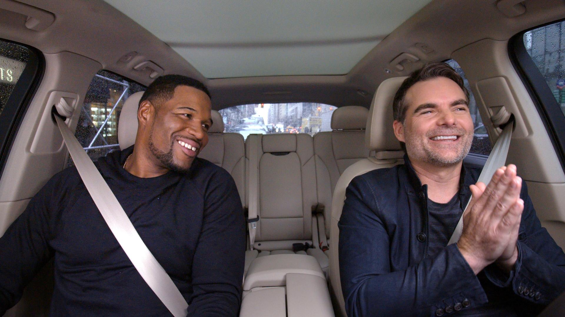 Still from Jeff Gordon & Michael Strahan
