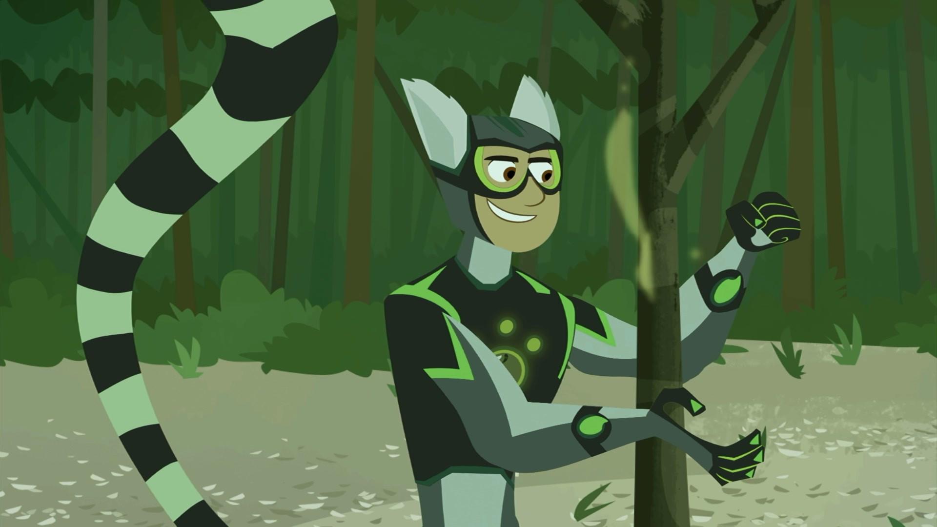 Still from Lemur Stink Fight
