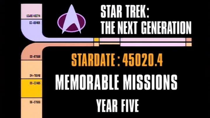 Still from Archival Mission Log: Year Five - Departmental Briefing: Memorable Missions
