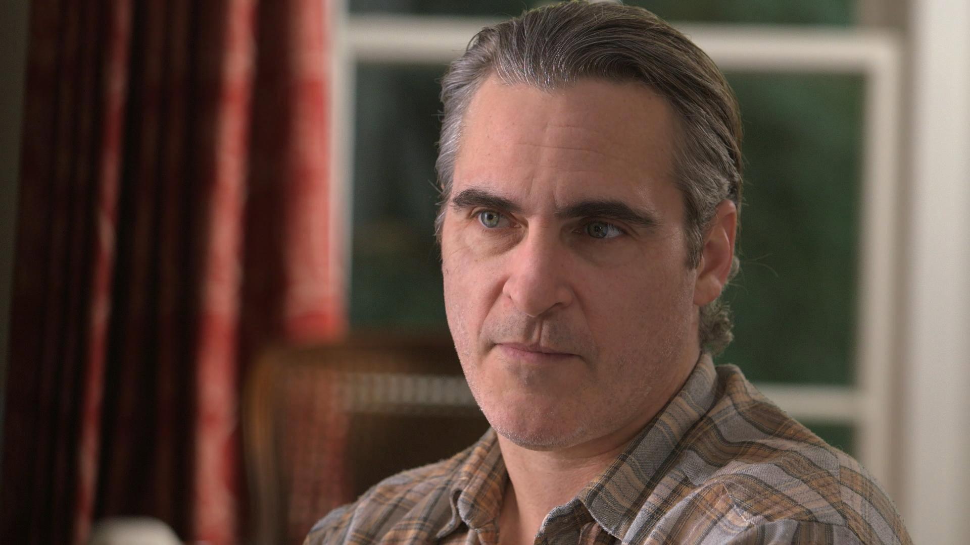 Still from Venice is Drowning, Joaquin Phoenix, Rafa