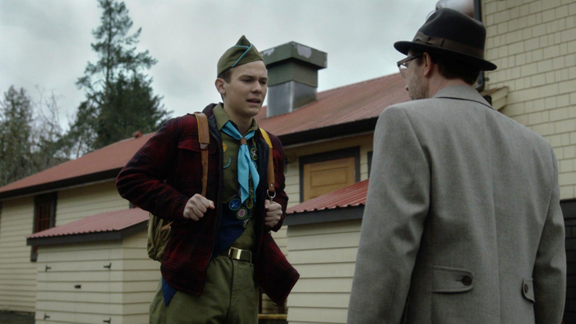Still from The Scoutmaster