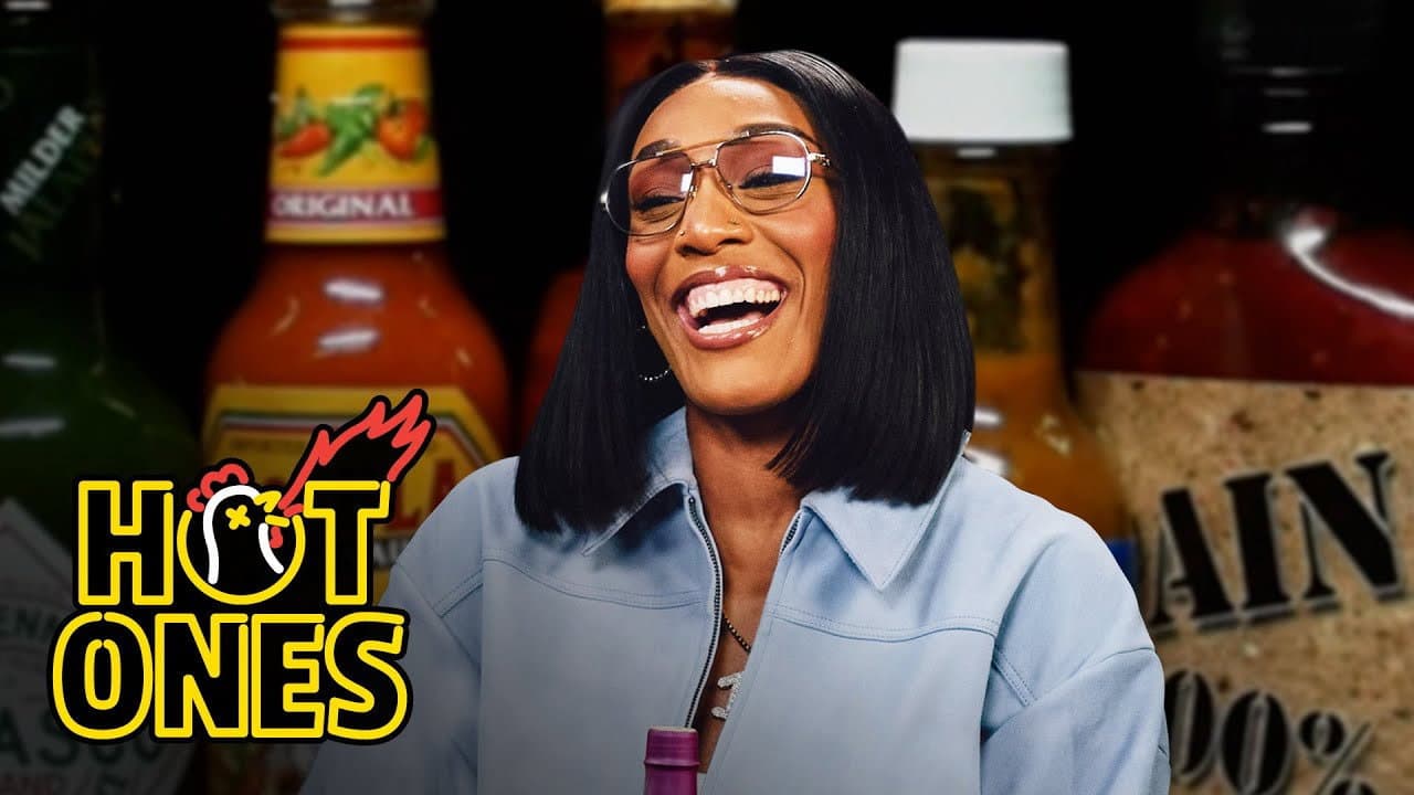 Still from A’ja Wilson Insists She’s Good While Eating Spicy Wings