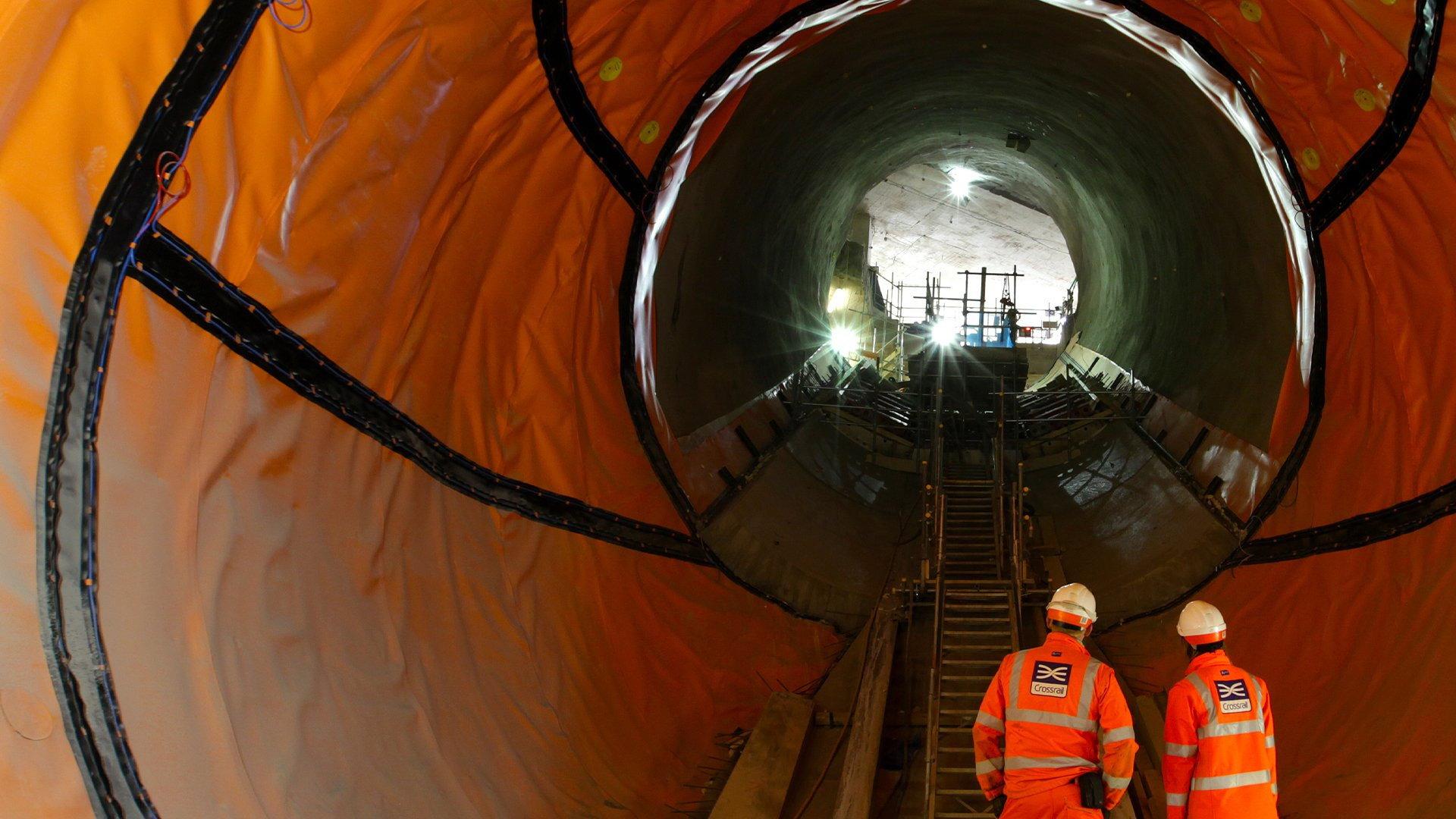 Still from London Super Tunnel