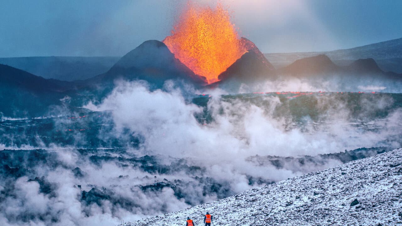 Still from Volcano