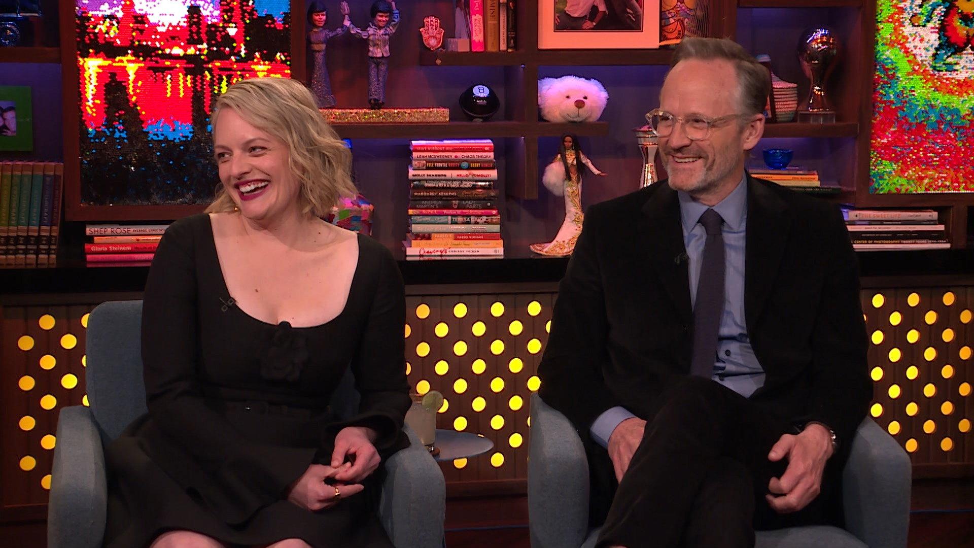 Still from Elisabeth Moss & John Benjamin Hickey