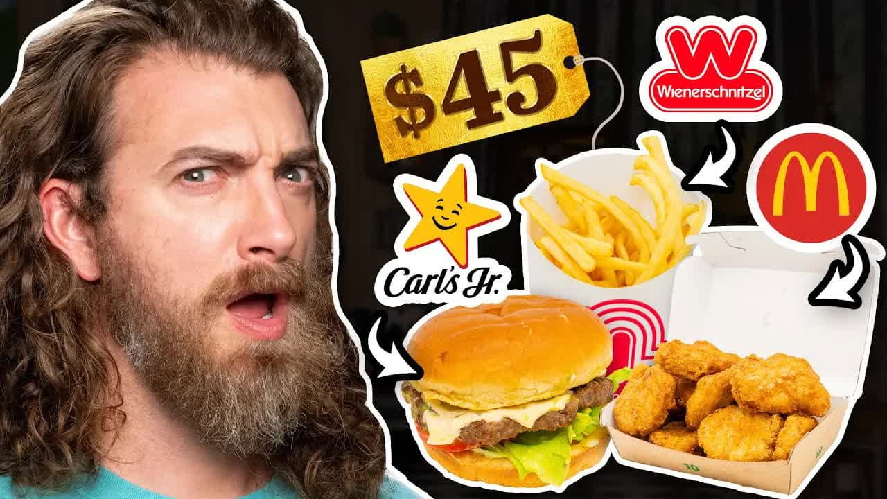 Still from Most Expensive Fast Food Items (Taste Test)