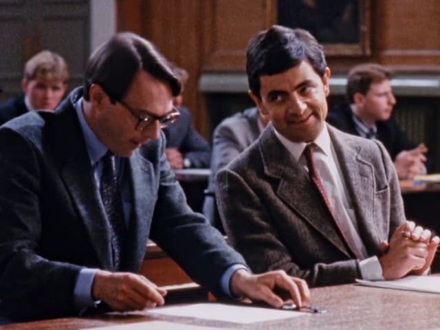 Still from Mr. Bean Takes an Exam