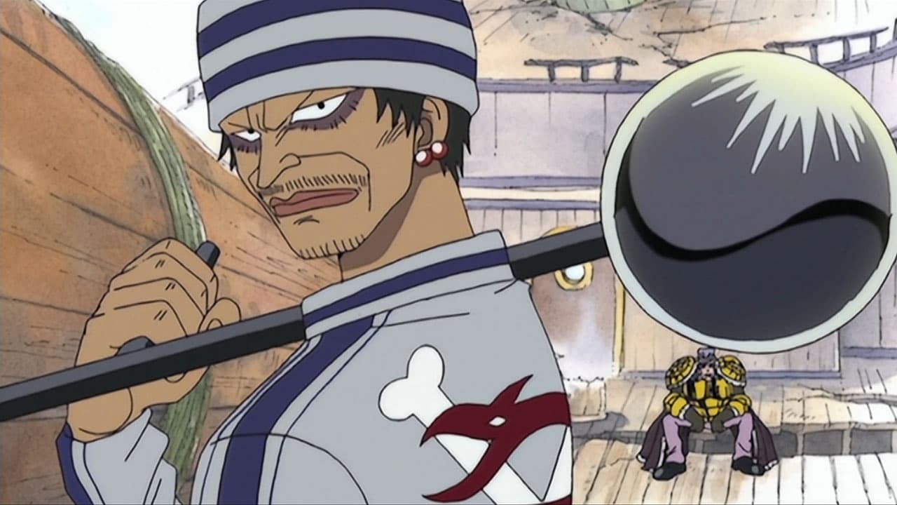 Still from Cool-headed, Cold-hearted Demon! Pirate Fleet Chief Commander Ghin!