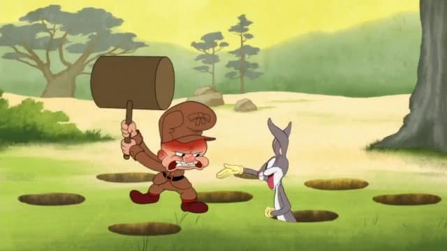 Still from Hammer the Rabbit Hole