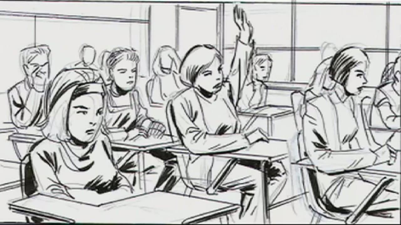 Still from Storyboard Animatic of the School Attack Sequence