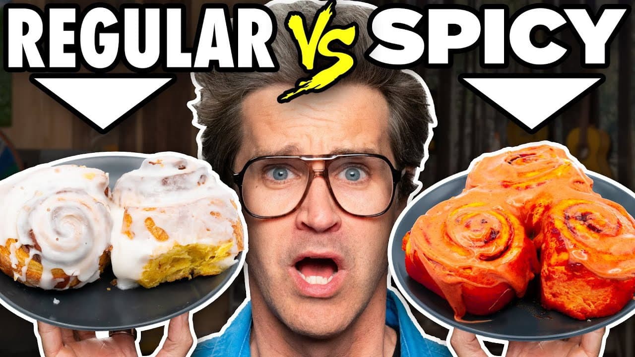 Still from Are Breakfast Foods Better Spicy? (Taste Test)