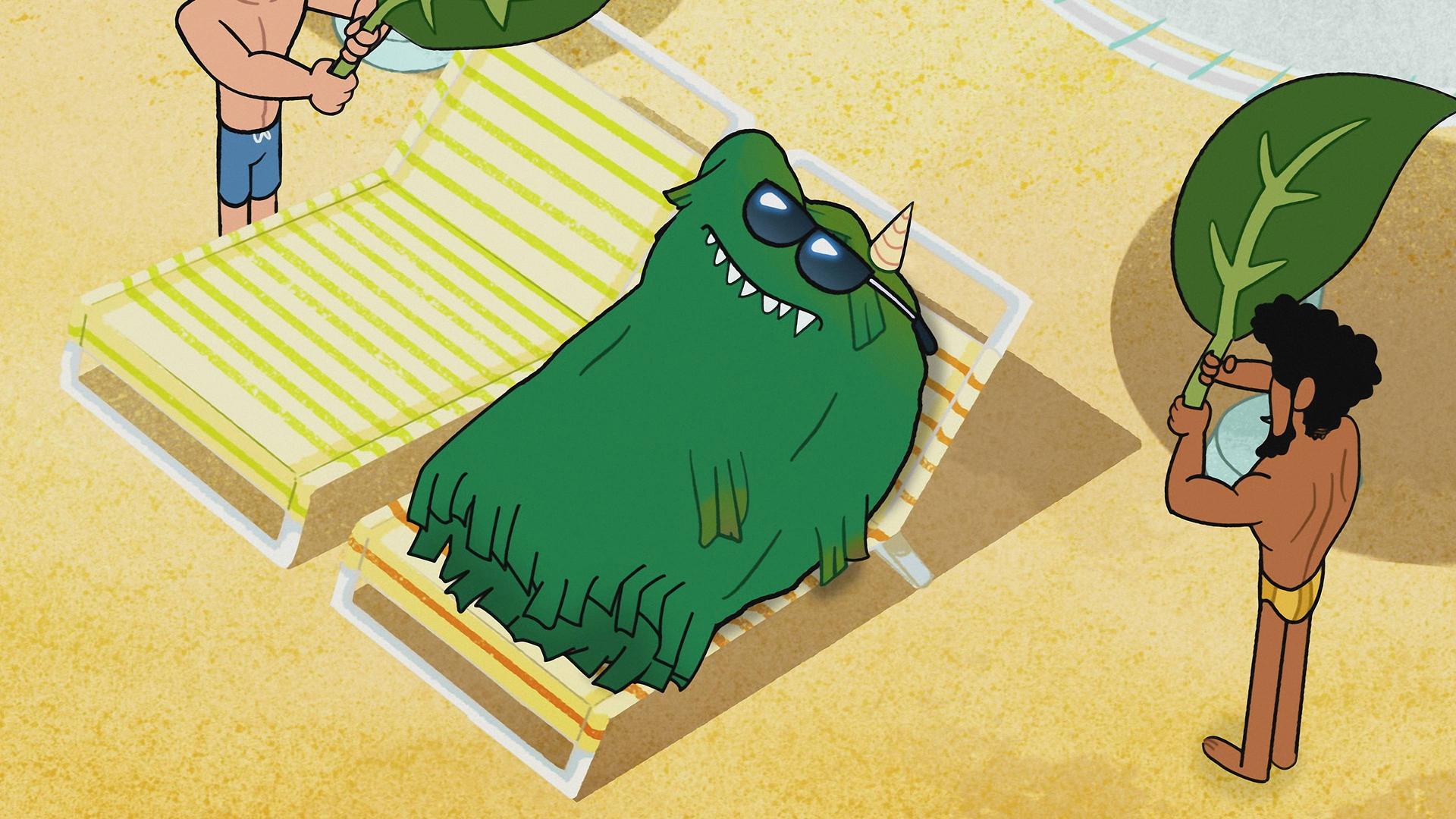 Still from The Sea Monster of Jellystone Cove