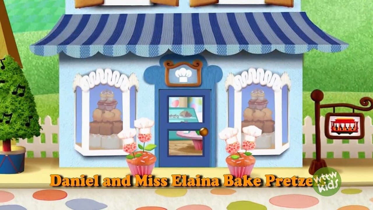 Still from Daniel and Miss Elaina Bake Pretzels