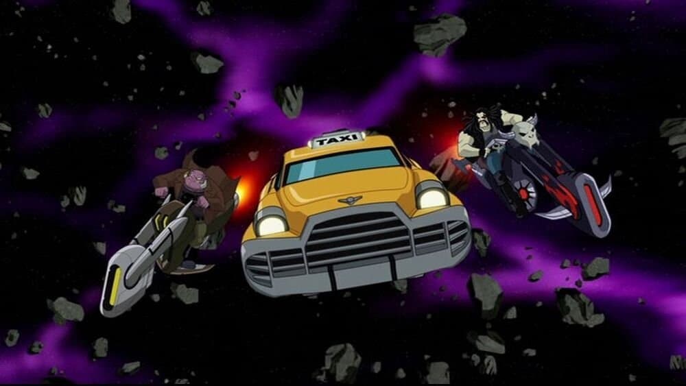 Still from Follow That Space Cab!