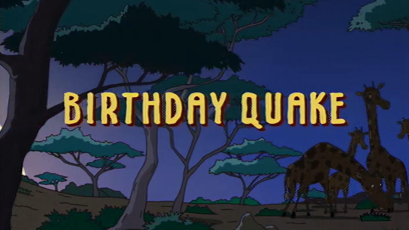 Still from Birthday Quake