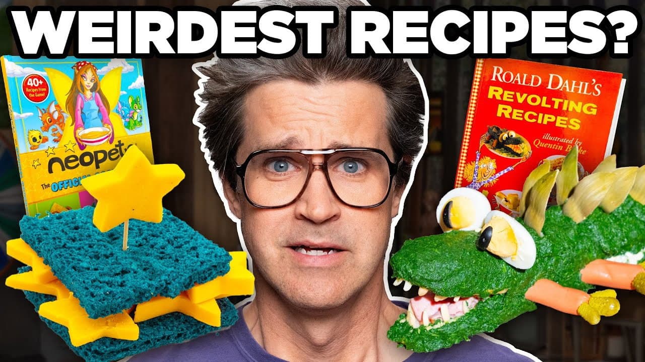 Still from Weirdest Cookbook Recipes Competition