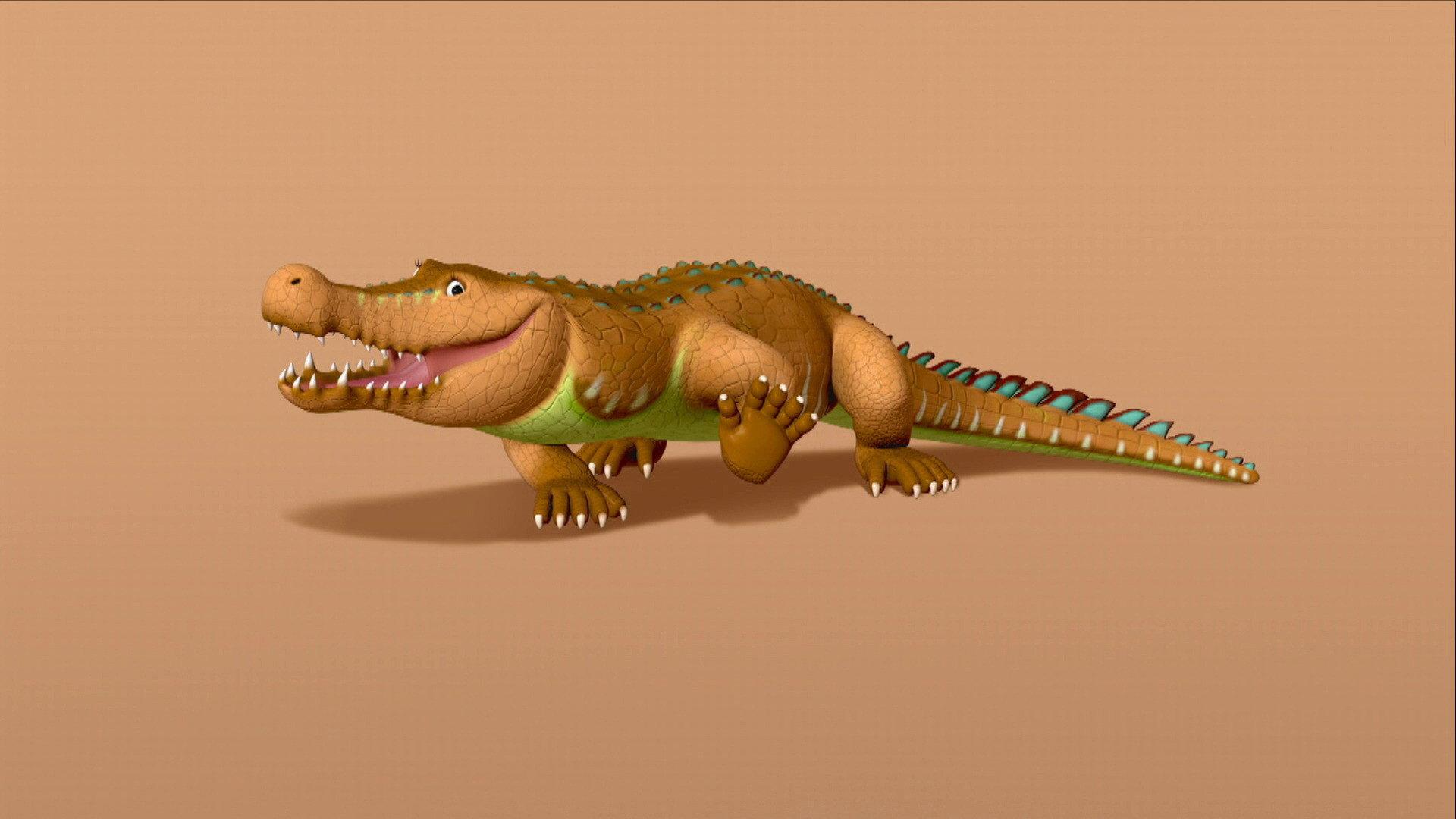 Still from Tiny and the Crocodile