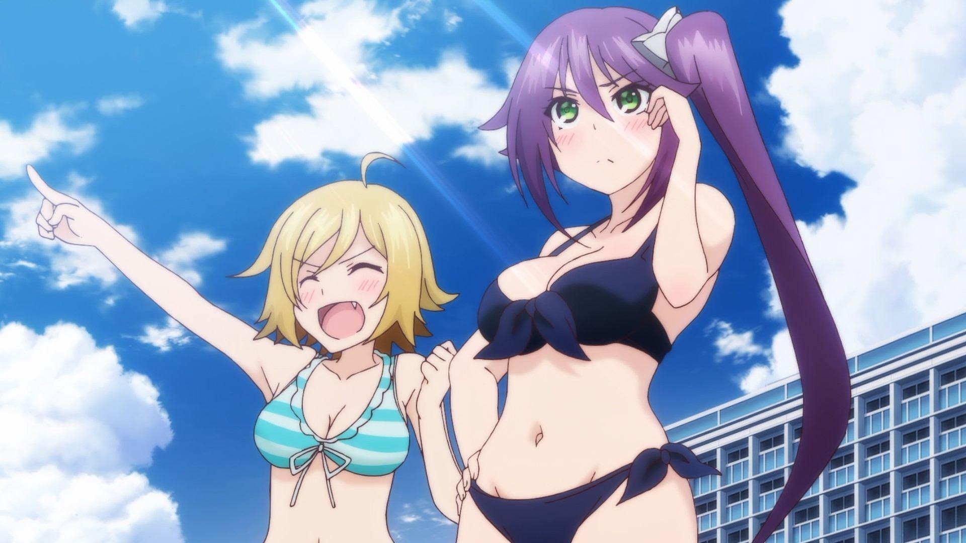 Still from The Overly Aggressive Sagiri / The Seaside School and Kogarashi