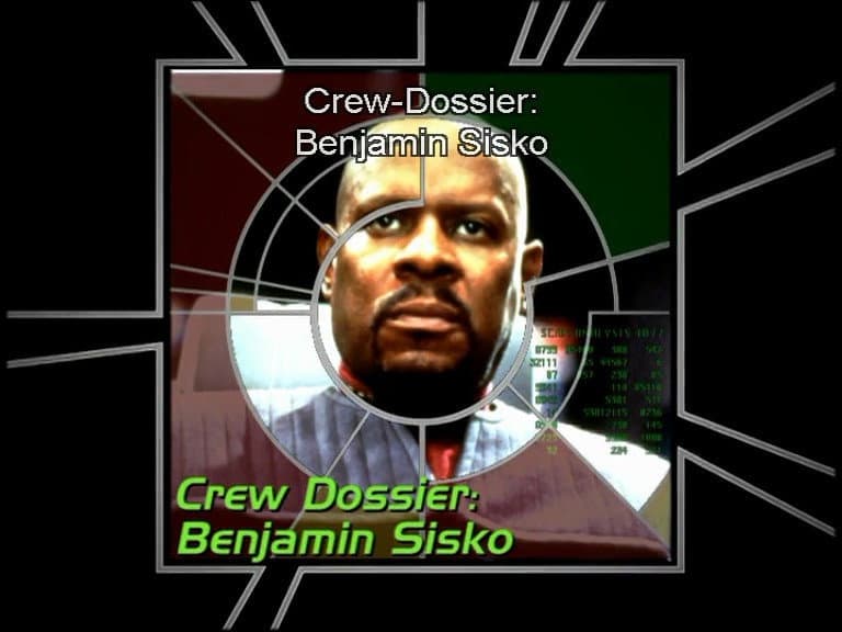 Still from Crew Dossier: Benjamin Sisko