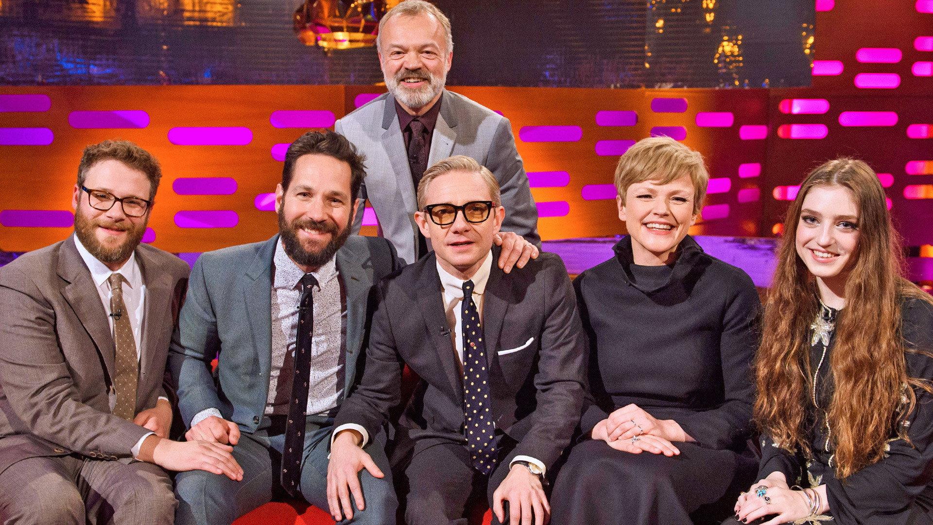 Still from Paul Rudd, Martin Freeman, Maxine Peake, Seth Rogen, Birdy