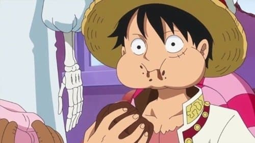 Still from The Emperor's Daughter! Sanji's Fiancée - Pudding!