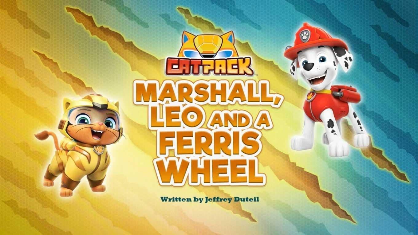 Still from Cat Pack - Marshall, Leo and a Ferris Wheel